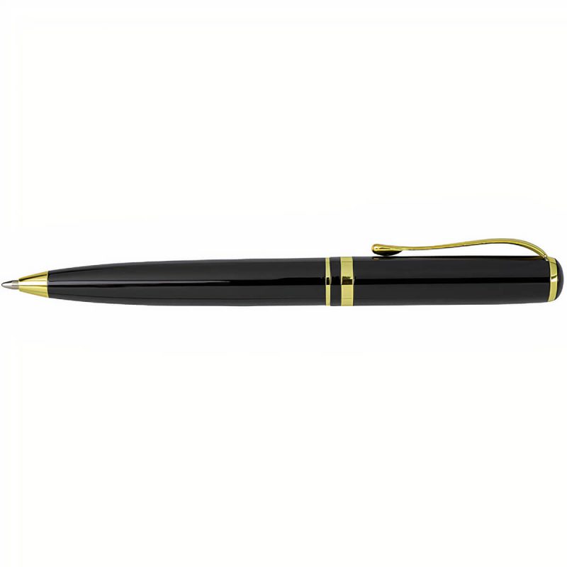 1 319 סדרת עט פודיום Podium שחור קליפס זהב כדורי_auto_x2