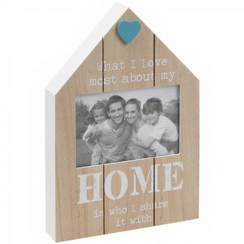 3752 מסגרת תמונה מעץ בצורת בית עם כיתוב HOME_auto_x2