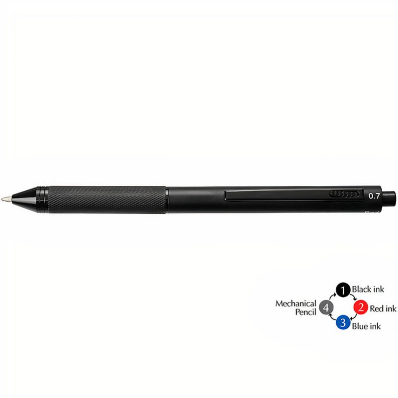 676 עט בירו Bureau כדורי - עפרון שחור מט_auto_x2