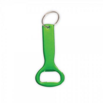 kr1214_green - לף - מחזיק מפתחות פותחן בקבוקים