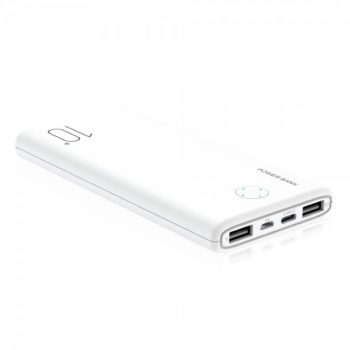 kr9108_white - האנטר - סוללת גיבוי עם 2 יציאות USB
