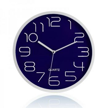 kr9753_blue_1 - אומגה - שעון קיר מודרני שקט