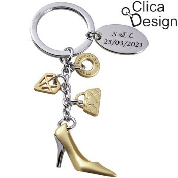 מחזיק מפתחות מתכת Fashion אופנה מבית Clica Design 4373