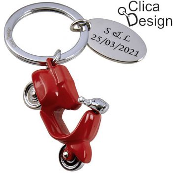 מחזיק מפתחות מתכת ווספה מבית Clica Design 4367