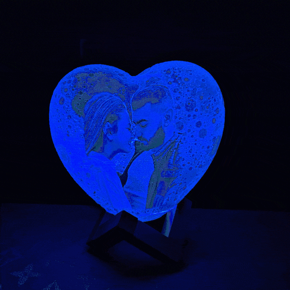 מנורת ירח בצורת לב בעיצוב אישי-2