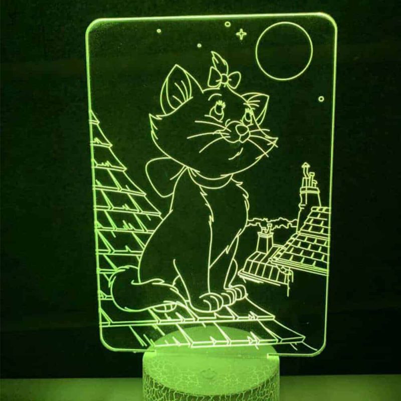 מנורת לילה חתול - 5