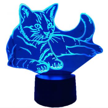 מנורת לילה חתול