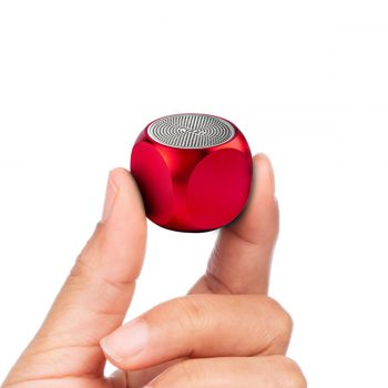 פיצי מיני4700PiZZi Mini רמקול Bluetooth עוצמתי 3W במיוחד 35 ממ בלבד בצבע אדום