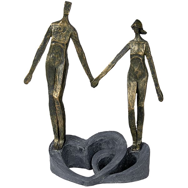 פסל אומנותי אוחזים באהבה מבית פסלי היוקרה GRACIA GALLERY 4393