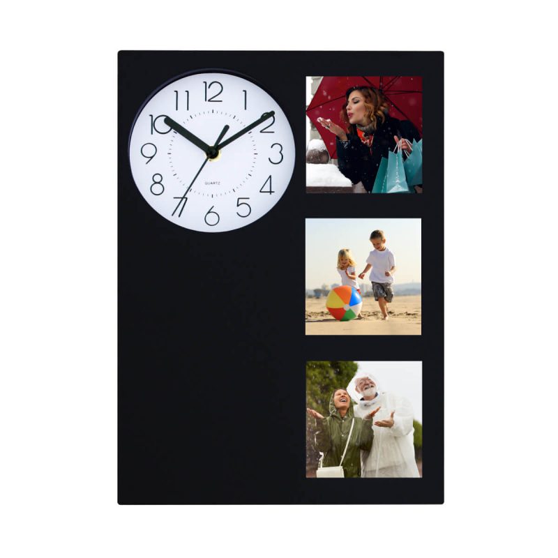 שעון קיר עם מסגרות לתמונות – לוגאנו 4200